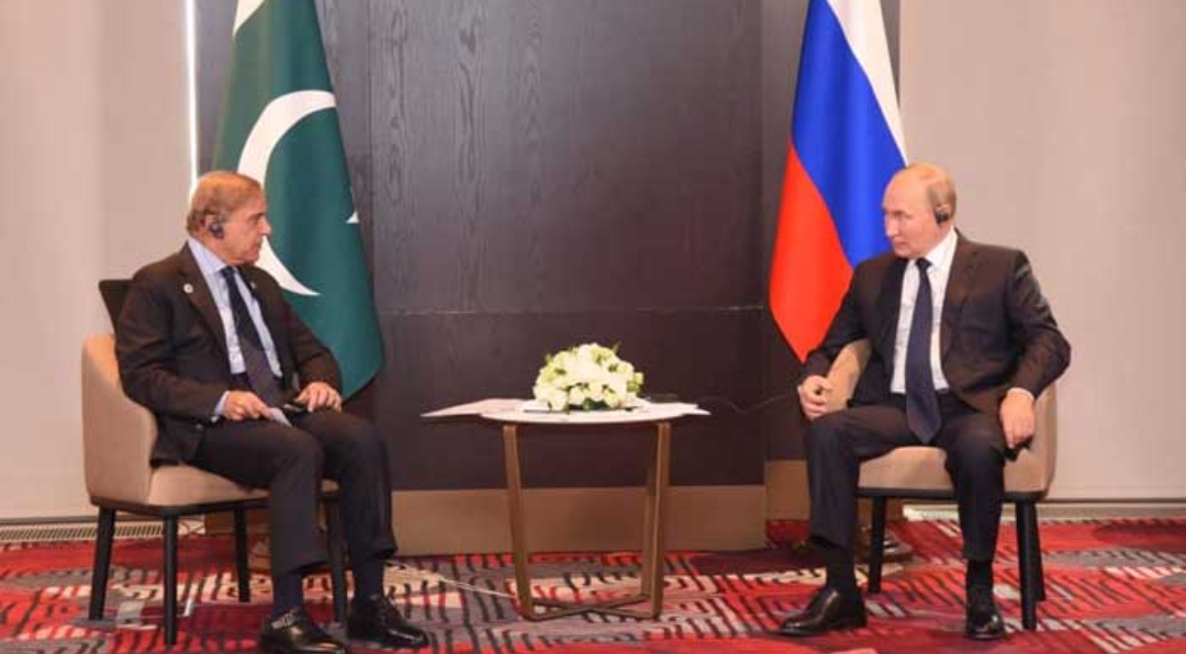 Pm Shahbaz sharif and president Putin 
