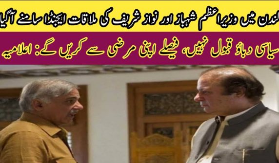 Shahbaz sharif meeting with Nawaz Sharif